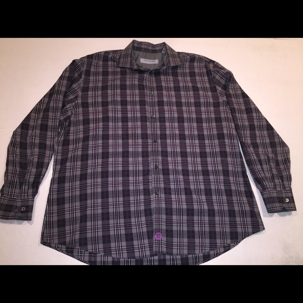 Andrew Marc Plaid Button Up